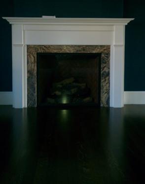 fireplace crown molding 